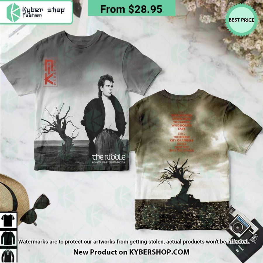 Nik Kershaw The Riddle Album Shirt