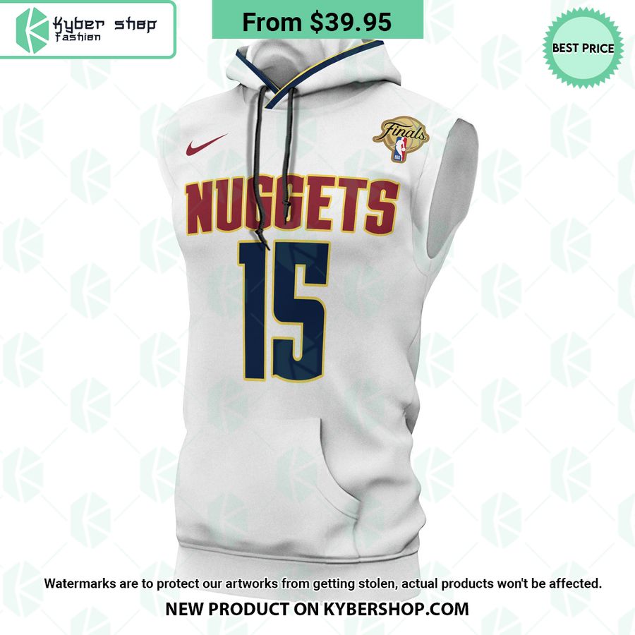 Nikola Jokic 15 Denver Nuggets Final Sleeveless Hoodie