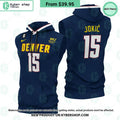 Nikola Jokic 15 Denver Nuggets Sleeveless Hoodie