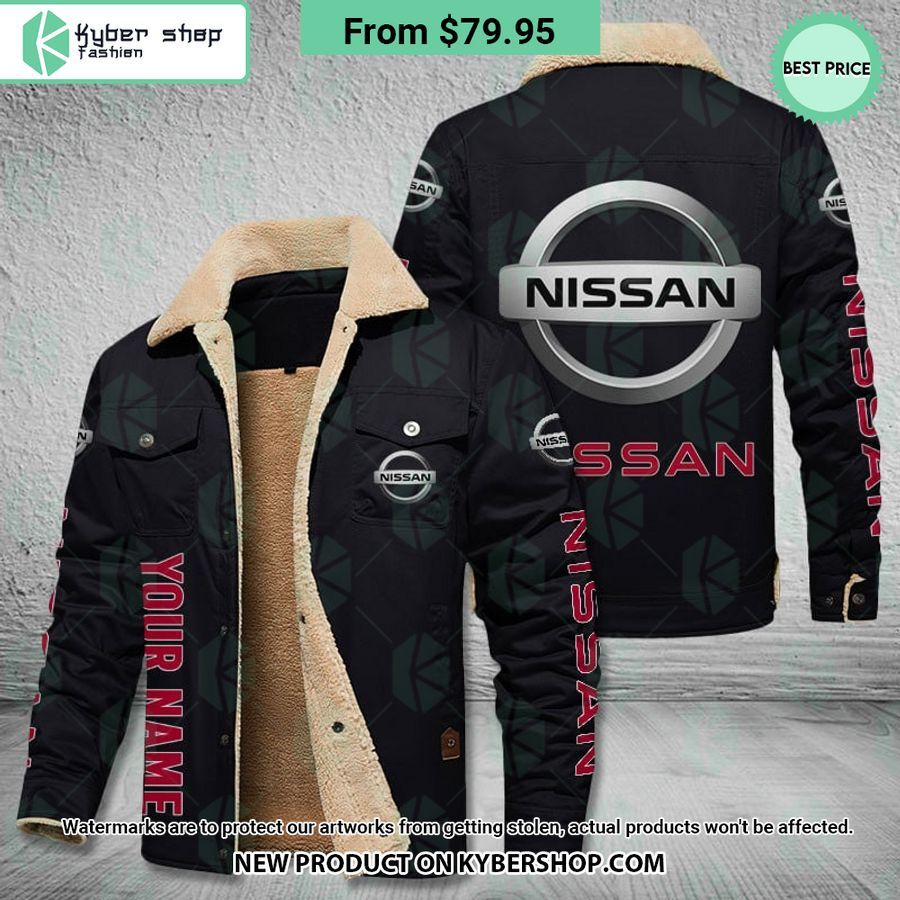Nissan CUSTOM Fleece Leather Jacket