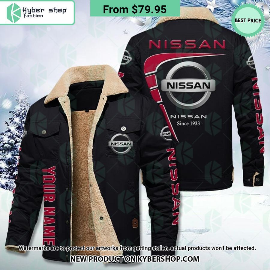 Nissan Fleece Leather Jacket