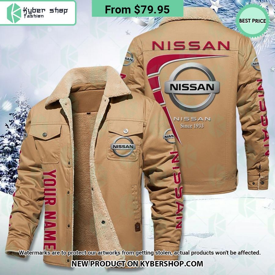 Nissan Fleece Leather Jacket
