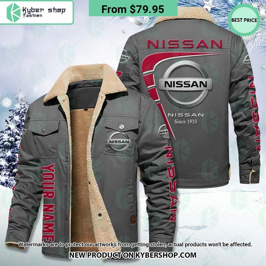 Nissan Fleece Leather Jacket