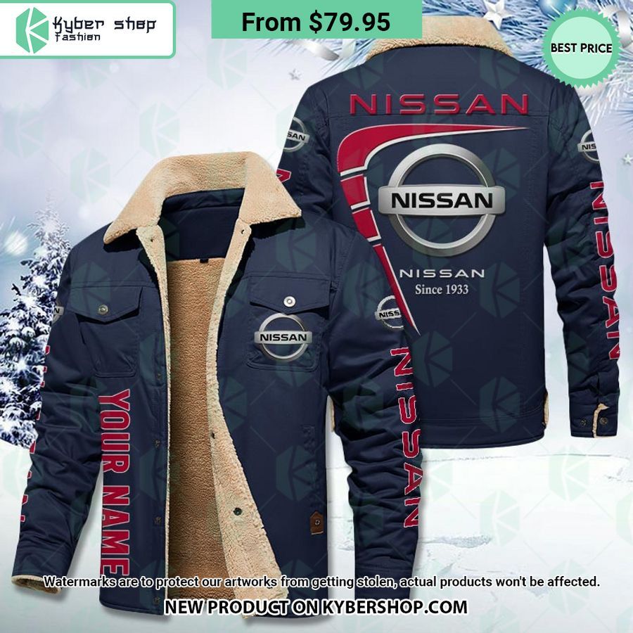 Nissan Fleece Leather Jacket