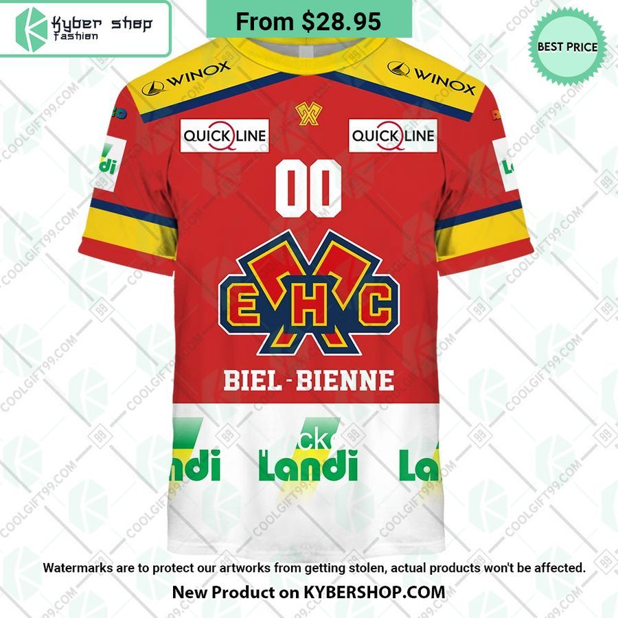 NL Hockey EHC Biel Home Jersey Hoodie, Shirt