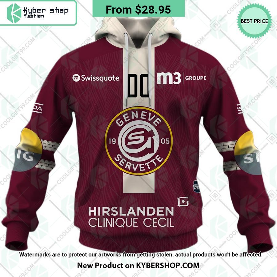 NL Hockey Geneve Servette HC Home Jersey Hoodie, Shirt