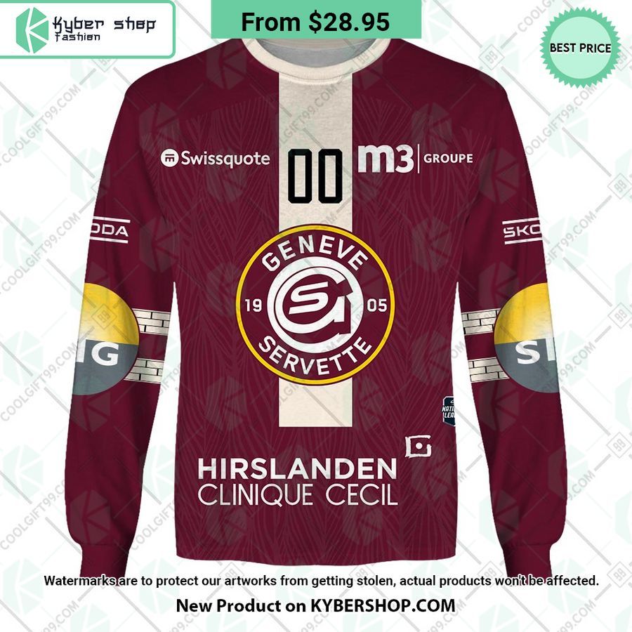 NL Hockey Geneve Servette HC Home Jersey Hoodie, Shirt