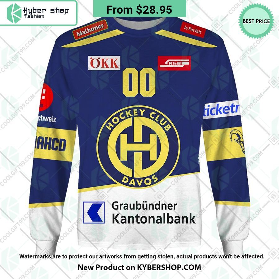 NL Hockey HC Davos Home Jersey Hoodie, Shirt