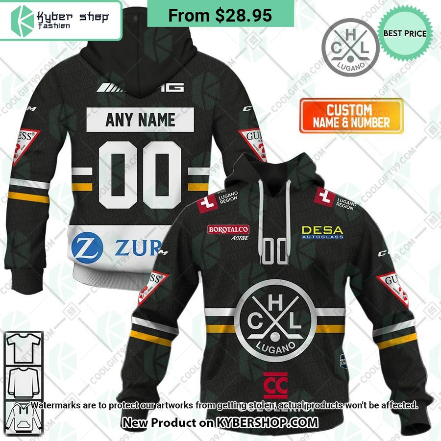 NL Hockey HC Lugano Home Jersey Hoodie, Shirt