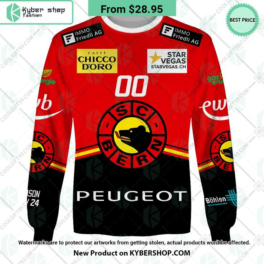 NL Hockey SC Bern Home Jersey Hoodie, Shirt