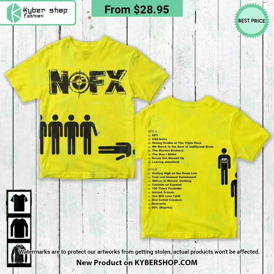 NOFX Band Wolves In Wolves’ Clothing Album Cover Shirt