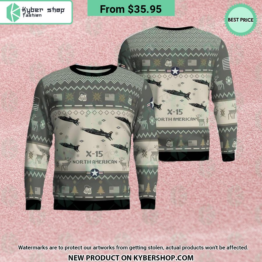 North American X-15 Aircraft Sweater