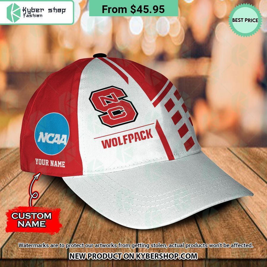 North Carolina State Wolfpack CUSTOM Polo Shirt, Cap