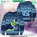 North Carolina Tar Heels Grinch Christmas Sweater
