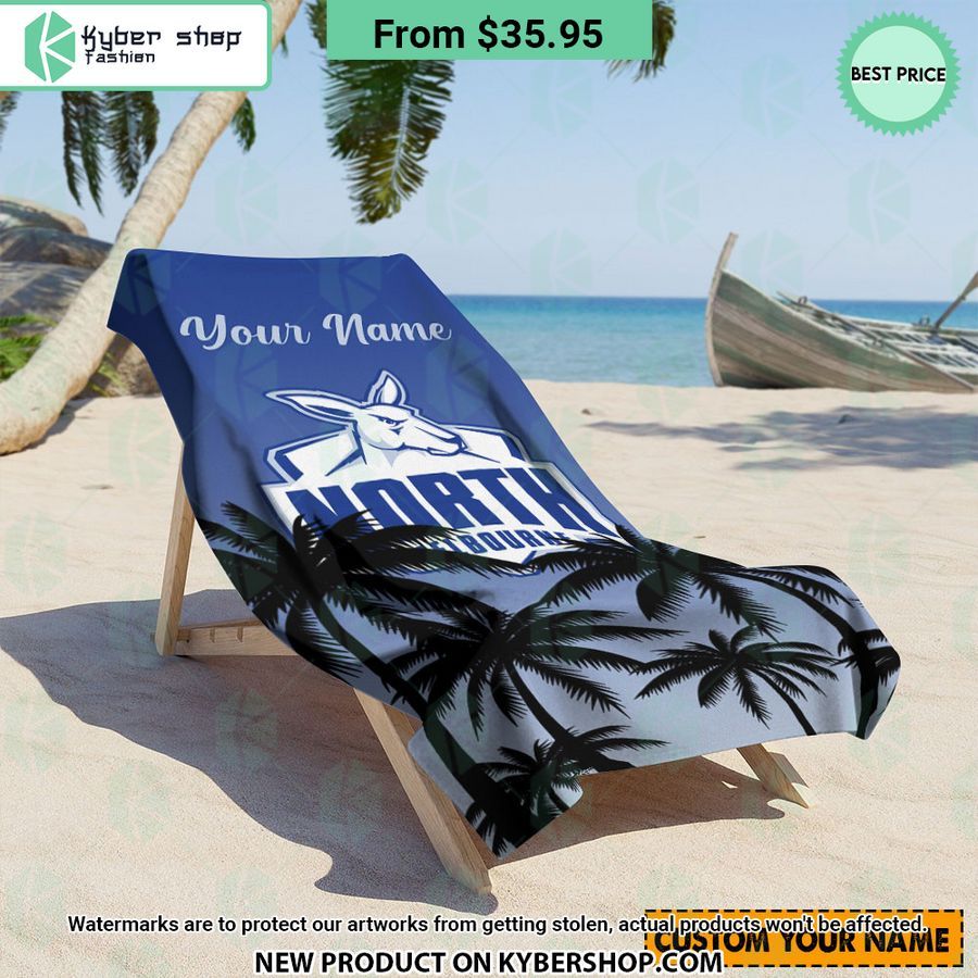 North Melbourne CUSTOM Beach Towel