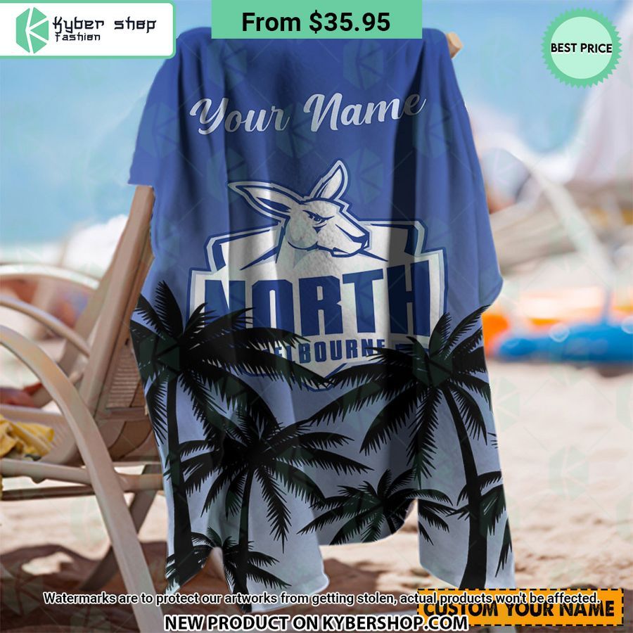 North Melbourne CUSTOM Beach Towel