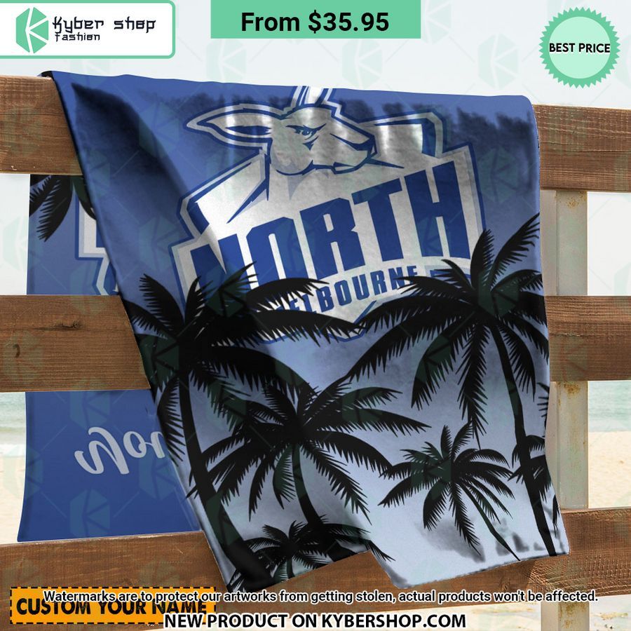 North Melbourne CUSTOM Beach Towel