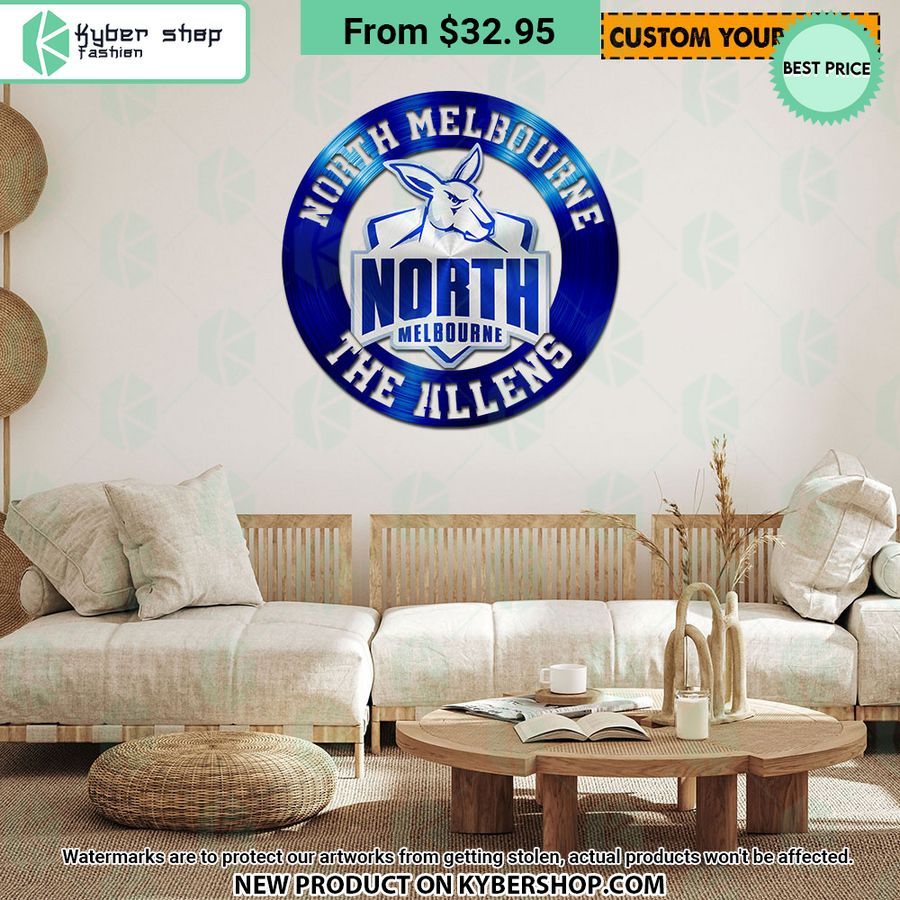North Melbourne CUSTOM Metal Sign