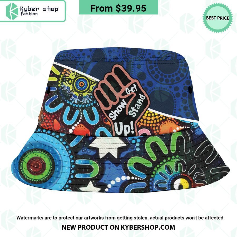 North Melbourne Football Club Indigenous Pattern Bucket Hat