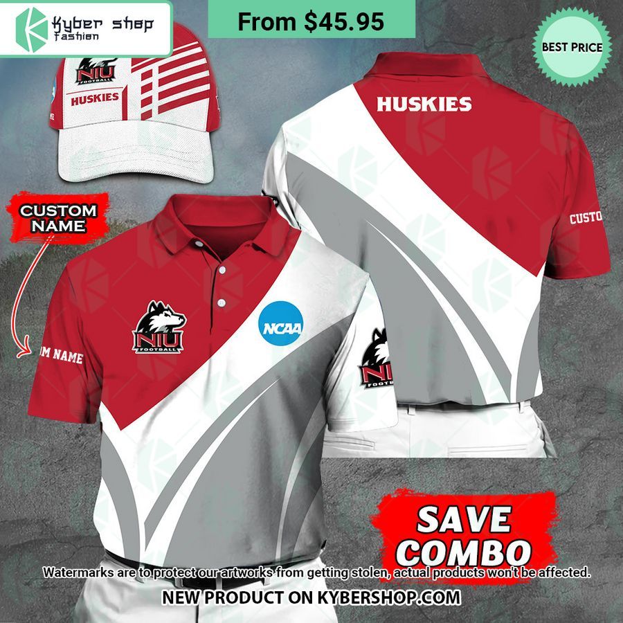 Northern Illinois Huskies CUSTOM Polo Shirt, Cap