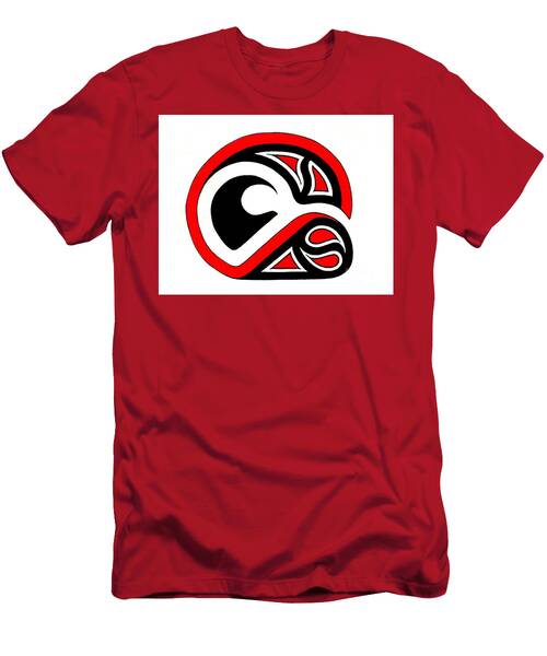 Northwest Abstract Red And Black T-Shirt