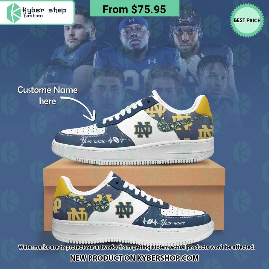 Notre Dame Fighting Irish CUSTOM Air Force 1