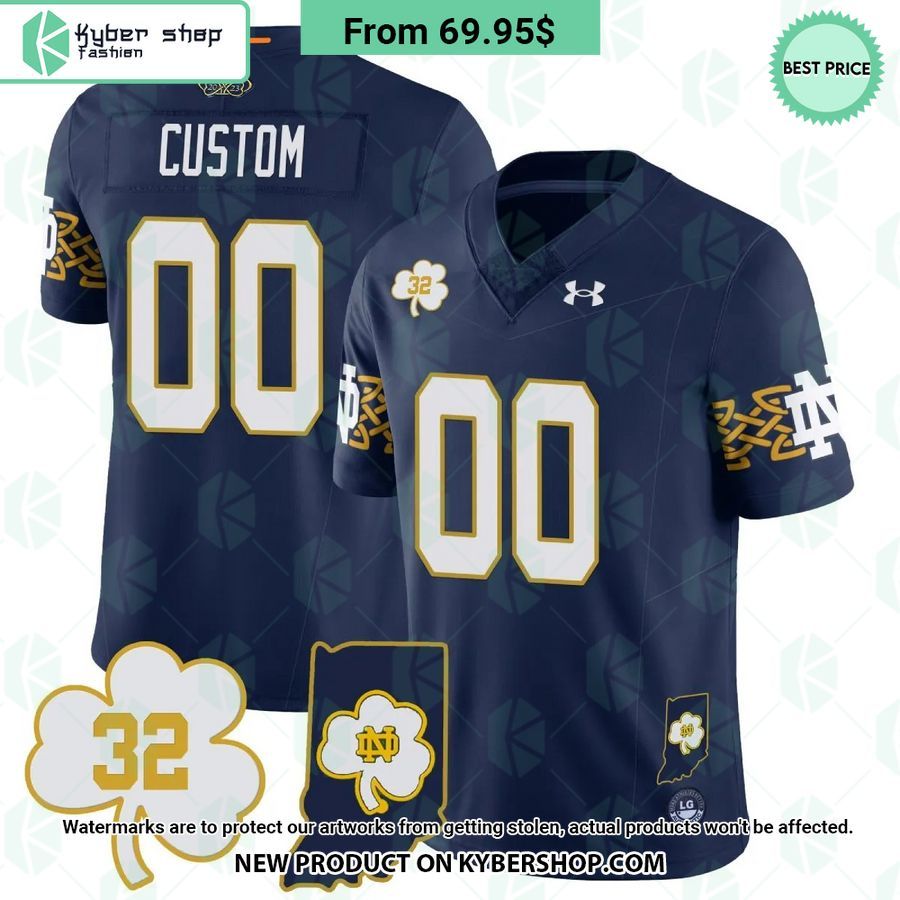 Notre Dame Fighting Irish CUSTOM Football Jersey