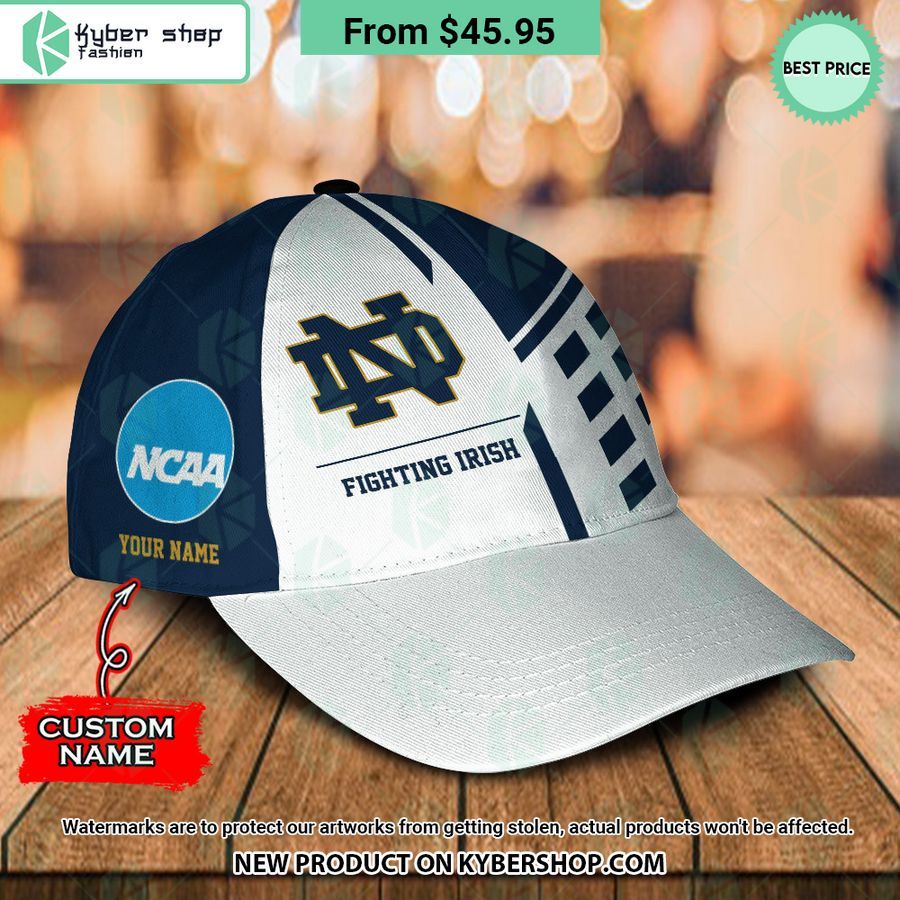Notre Dame Fighting Irish CUSTOM Polo Shirt, Cap