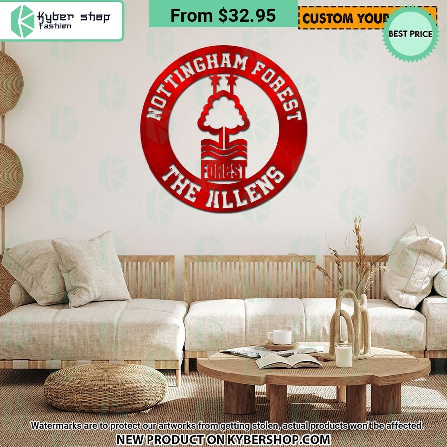 Nottingham Forest CUSTOM Metal Sign