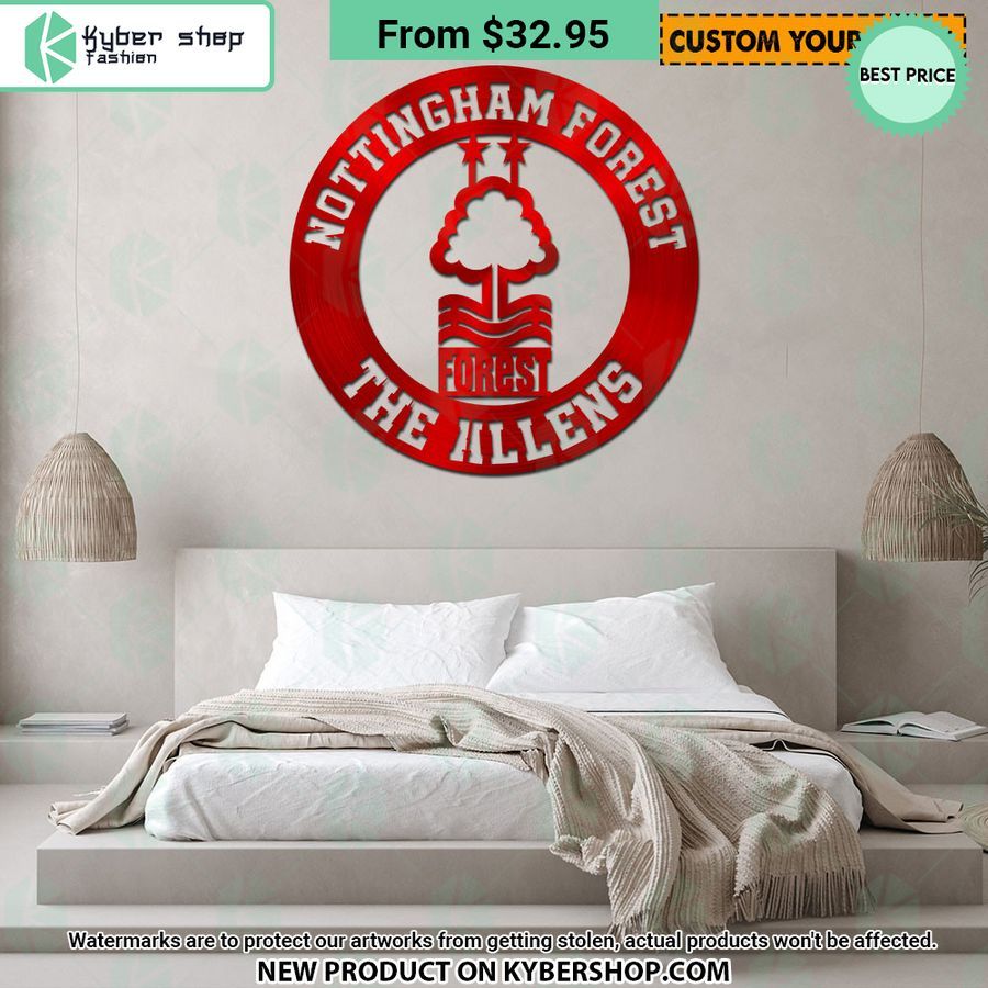 Nottingham Forest CUSTOM Metal Sign