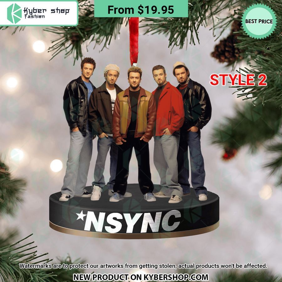 NSYNC Band Christmas Ornament