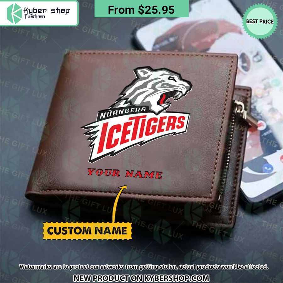 Nürnberg Ice Tigers CUSTOM Leather Wallet