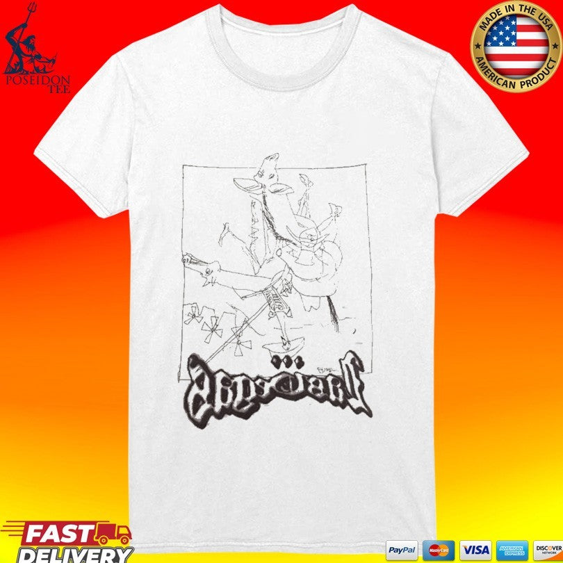 Nwahype Travis Scott Ralph Steadman Sketch T-shirt