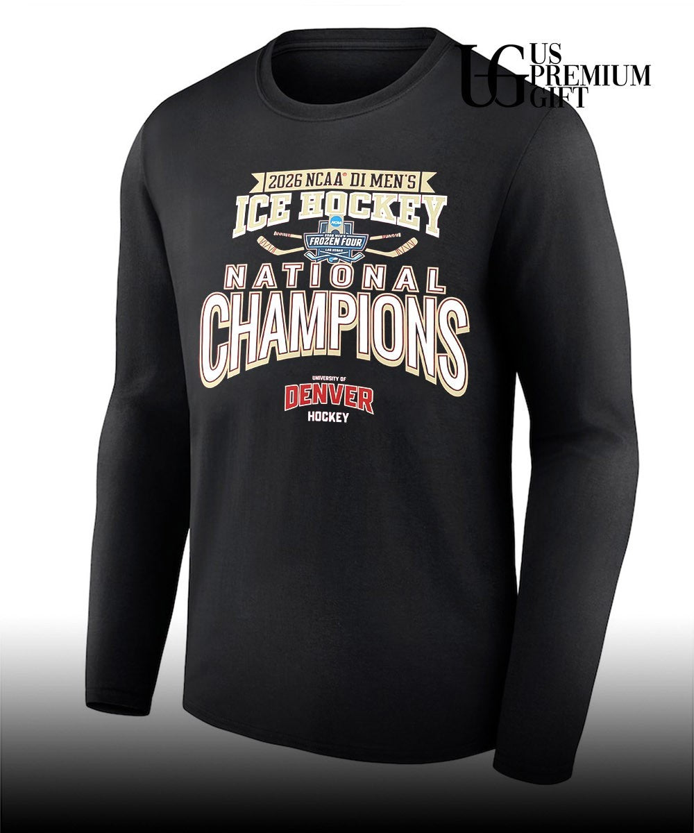 Denver Pioneers 2026 NCAA Frozen Four Men’s Ice Hockey National Champions T-shirt