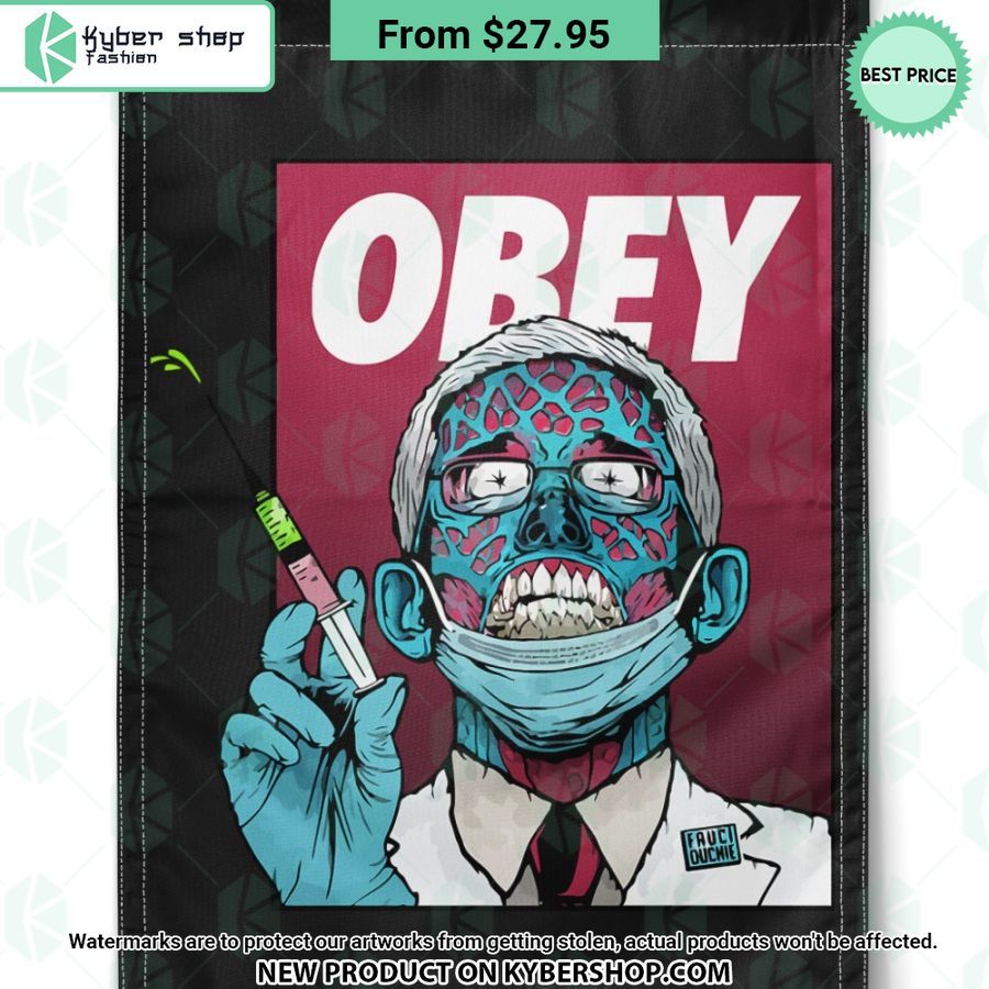 Obey Fauci Flag
