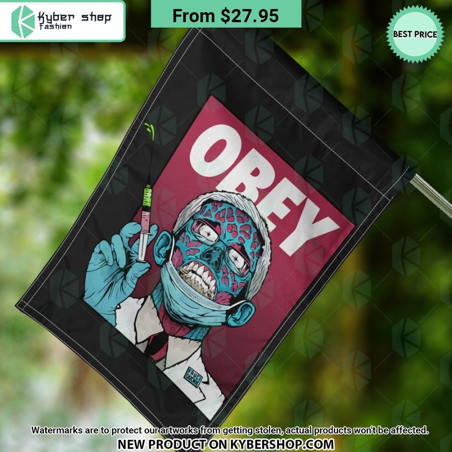Obey Fauci Flag