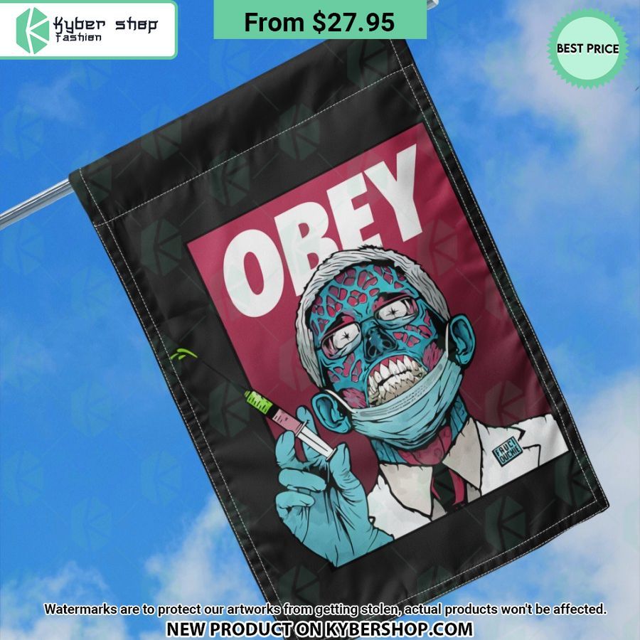 Obey Fauci Flag