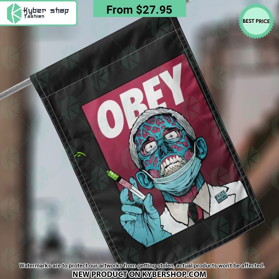 Obey Fauci Flag