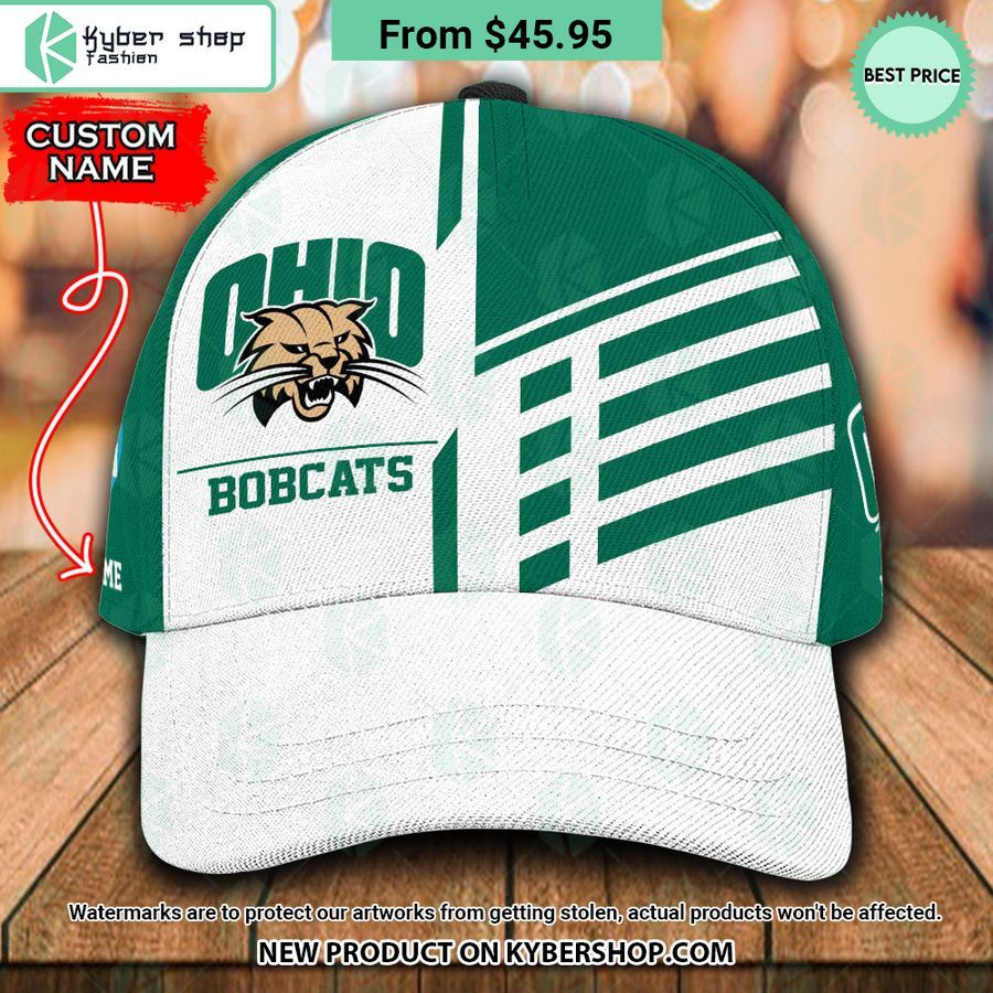 Ohio Bobcats CUSTOM Polo Shirt, Cap