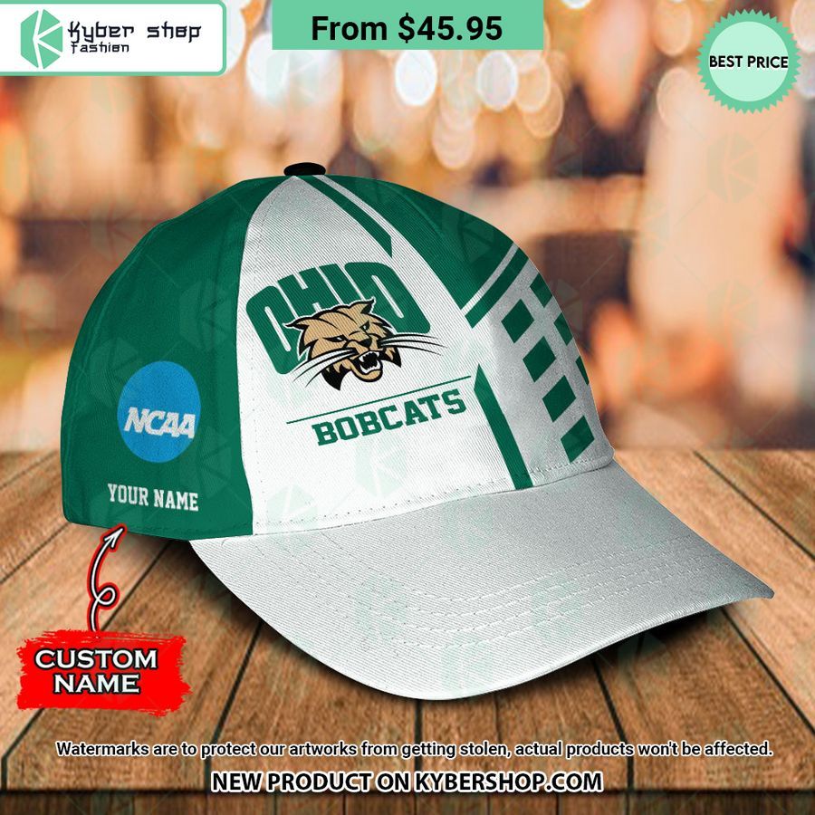 Ohio Bobcats CUSTOM Polo Shirt, Cap