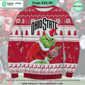 Ohio State Grinch Christmas Sweater