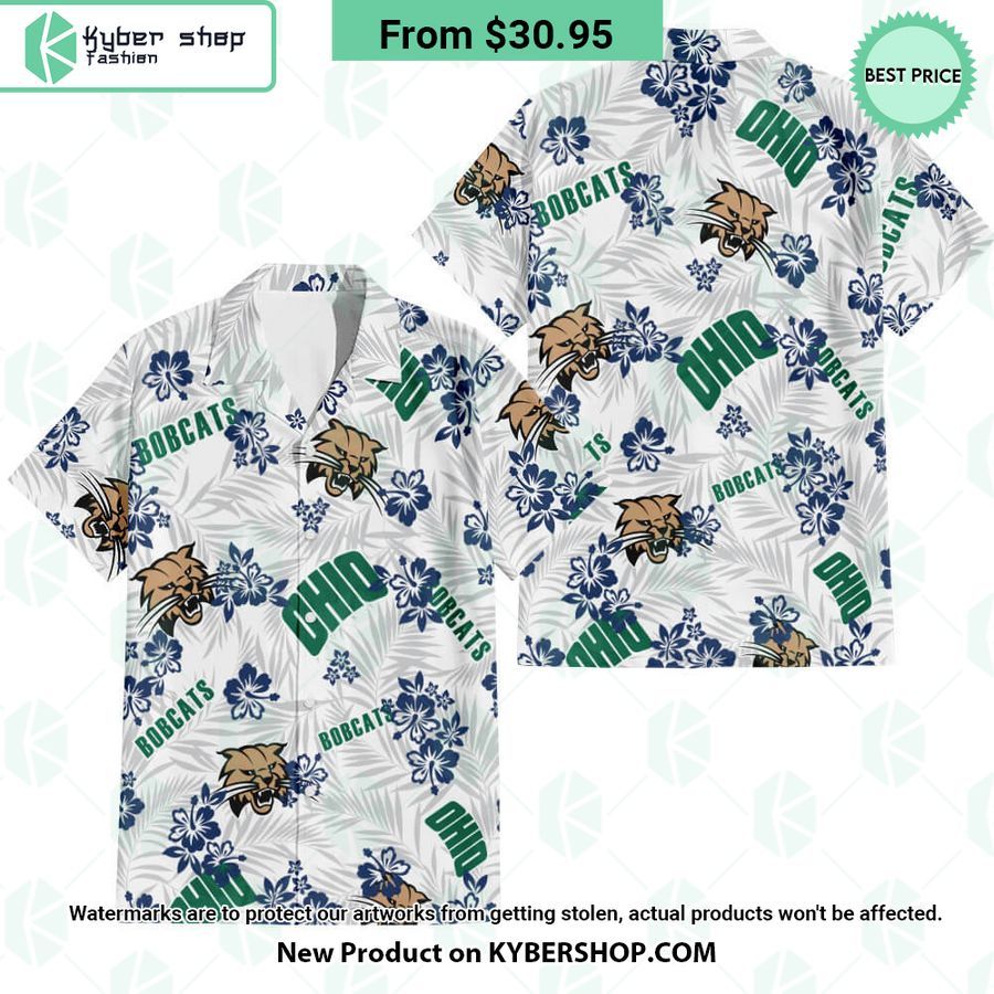 Ohio University Ohio Bobcats Hawaiian Shirt