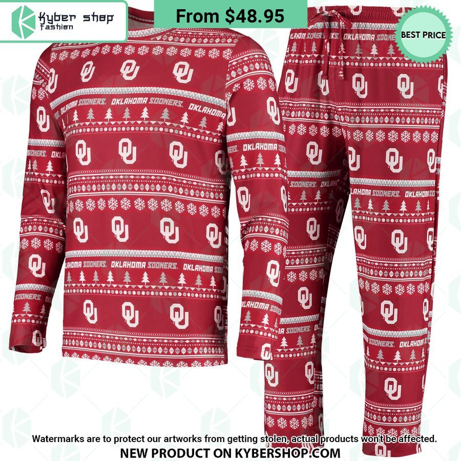 Oklahoma Sooners Concepts Sport Pajamas Set