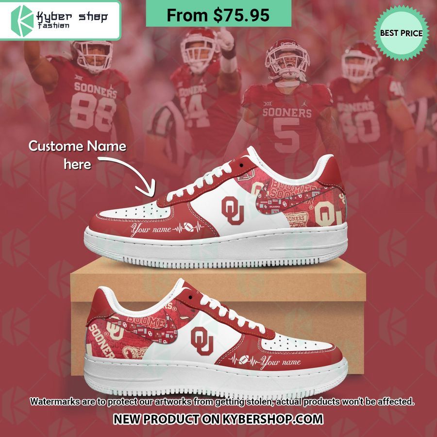 Oklahoma Sooners CUSTOM Air Force 1