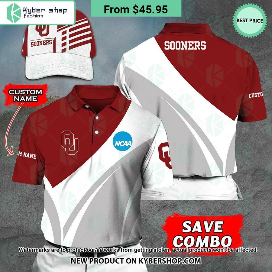 Oklahoma Sooners CUSTOM Polo Shirt, Cap