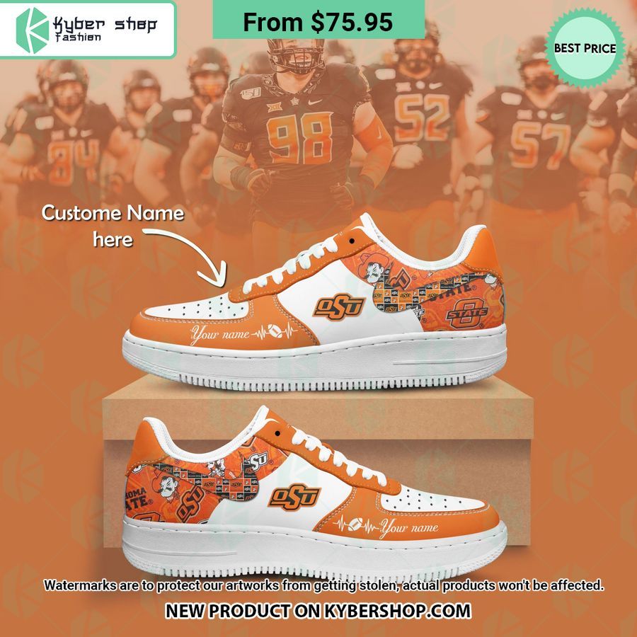 Oklahoma State Cowboys CUSTOM Air Force 1