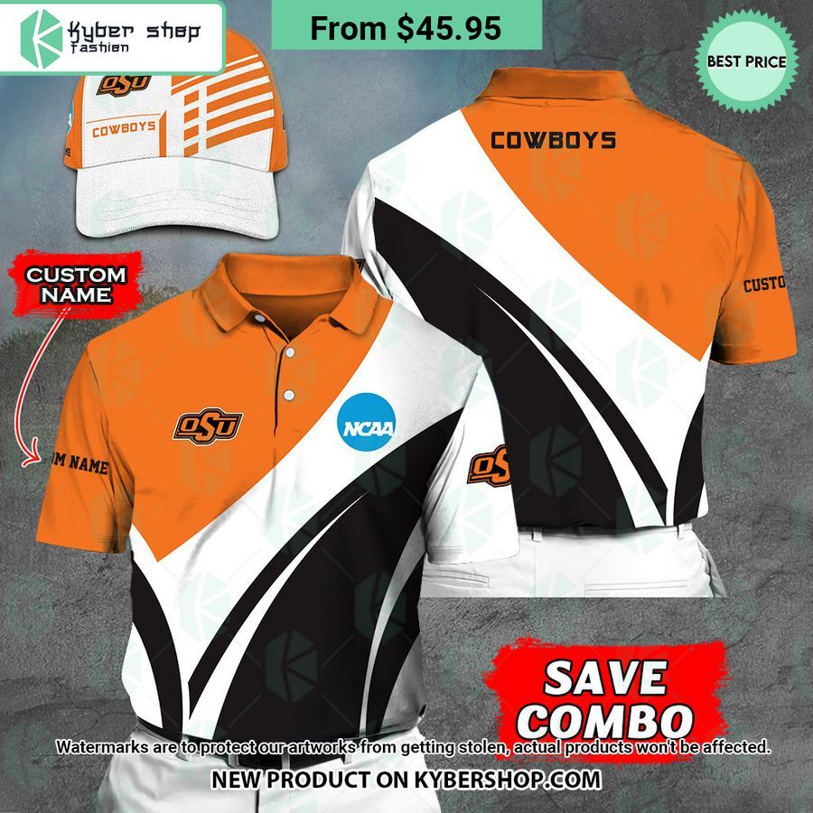 Oklahoma State Cowboys CUSTOM Polo Shirt, Cap