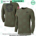 Oklahoma State Cowboys Military Salute to Service Veterans Long Sleeve Shirt