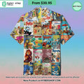 Old Cartoon Collage Hawaiian Shirt