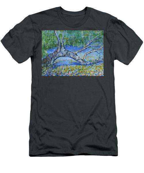 Old Tree N Flowers T-Shirt